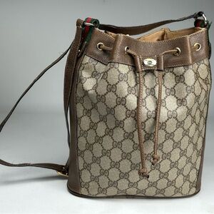 Gucci Brown and Tan Shoulder Bag